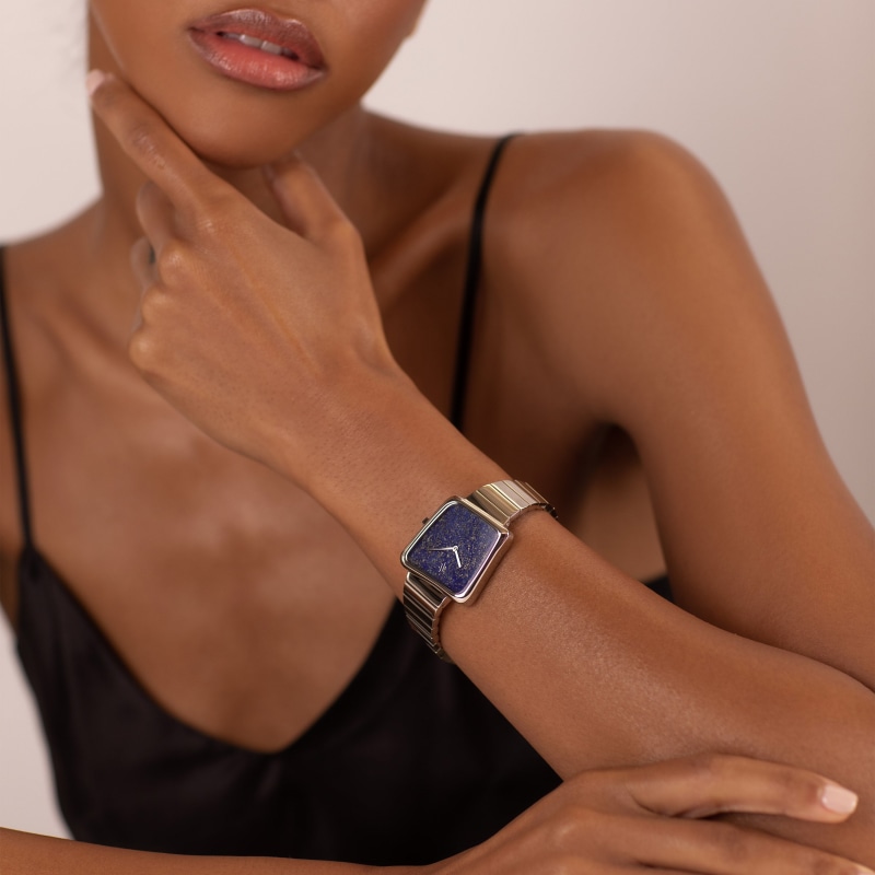 Thumbnail of Nebula Lapis Lazuli Watch - Silver image