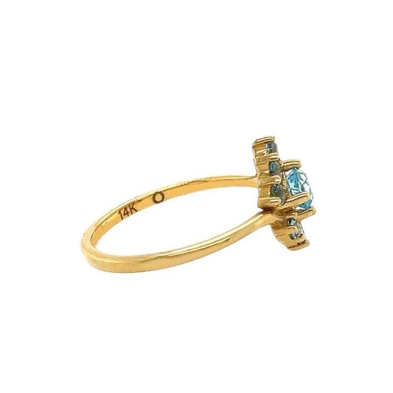 Thumbnail of Glinda Gold & Blue Topaz Ring image