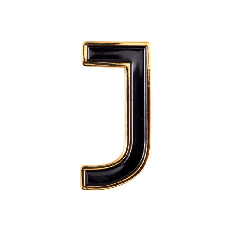 Thumbnail of Enamel Letter J Pin image