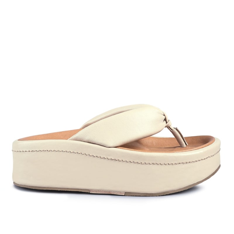 Thumbnail of Welch Nude Thong Platform Sandals image