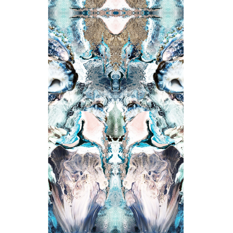 Thumbnail of Ocean Depths Large Silk Scarf image