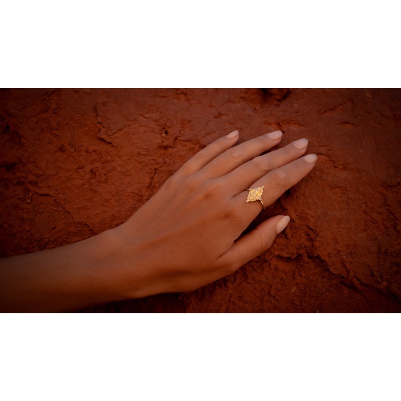 Thumbnail of Goddess Selena Ring - Gold image