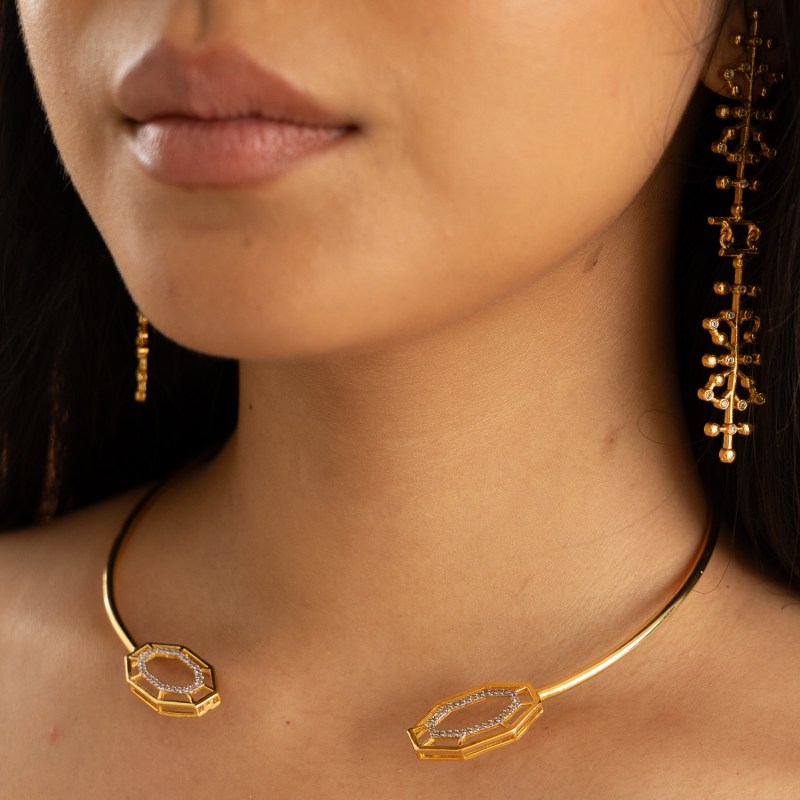 Thumbnail of Gold Syra Choker image