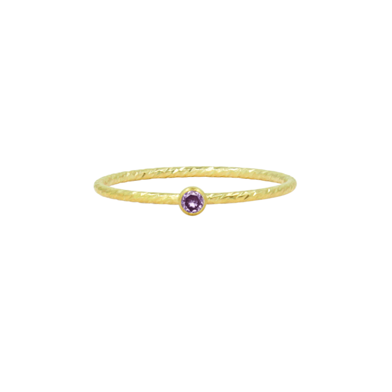 June birthstone stackable rings top