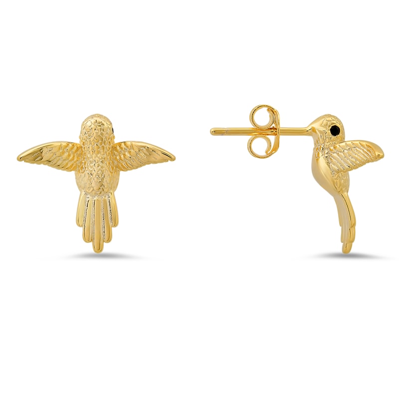 14K Gold Hummingbird Earrings 14K Gold Hummingbird Earrings