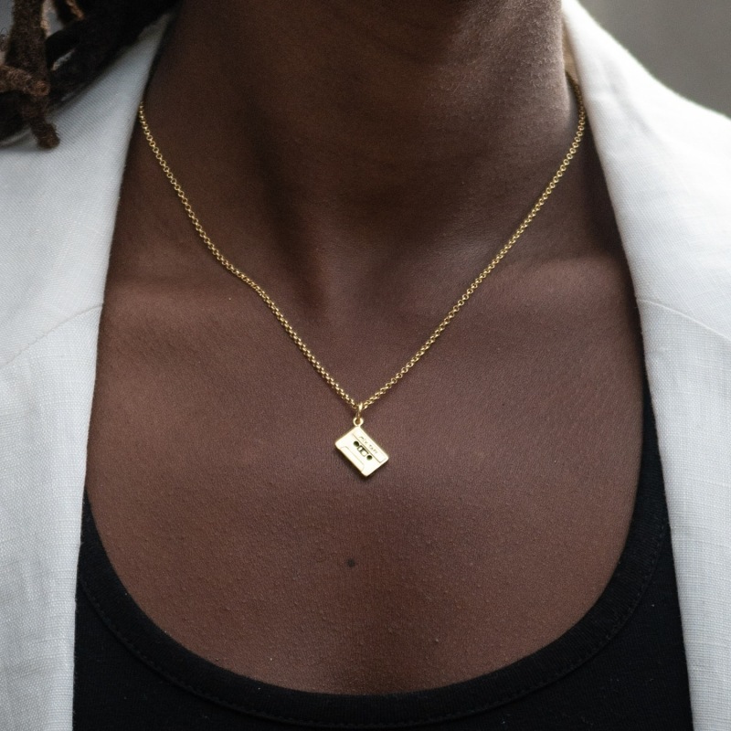 Thumbnail of Gold Mix Tape Necklace image