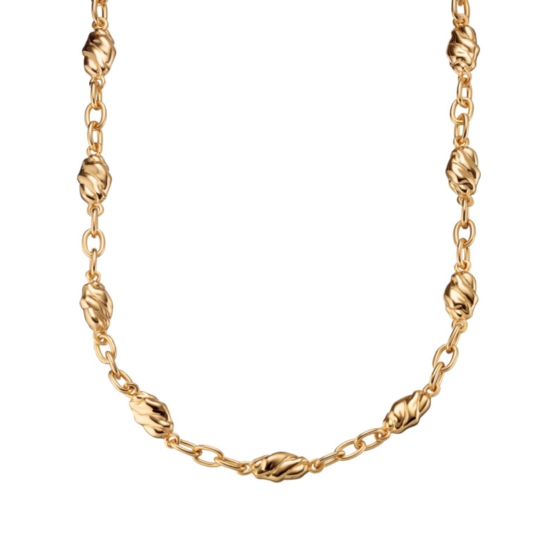 Thumbnail of Gold Nugget Chain Necklace image