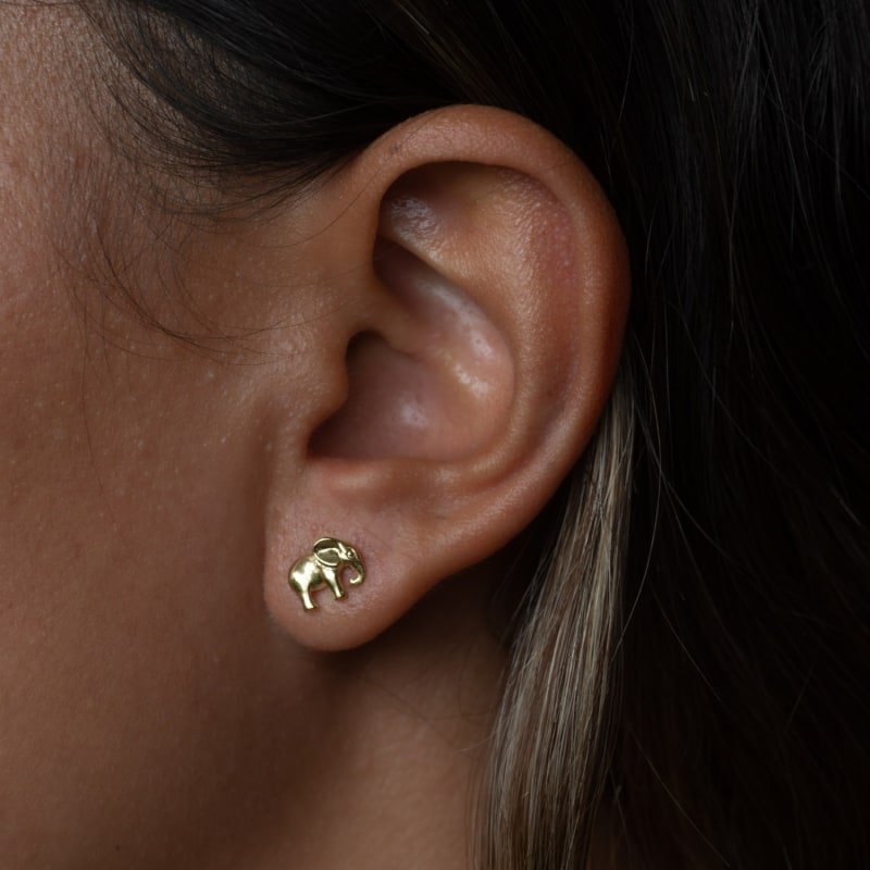 Elephant stud earrings Elephant stud earrings