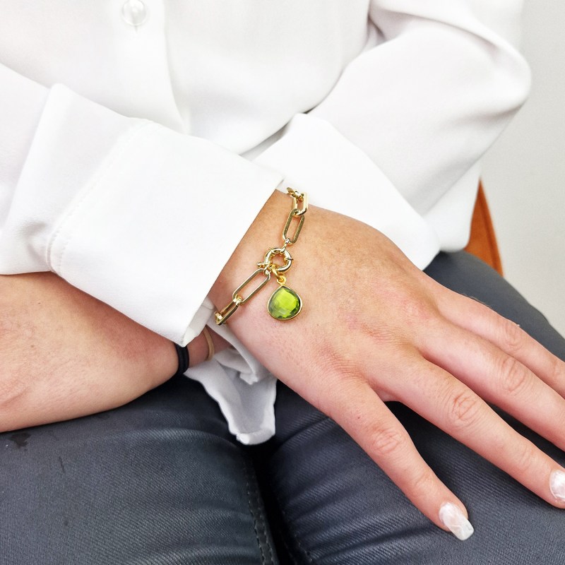 Peridot outlet bangle bracelet