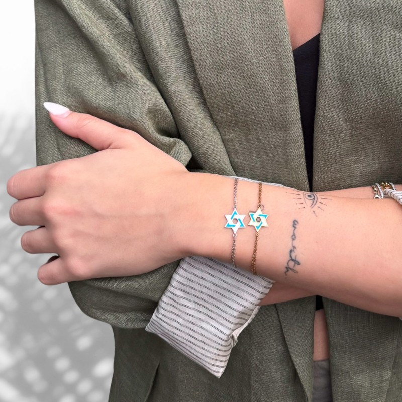 Turquoise star of david hot sale