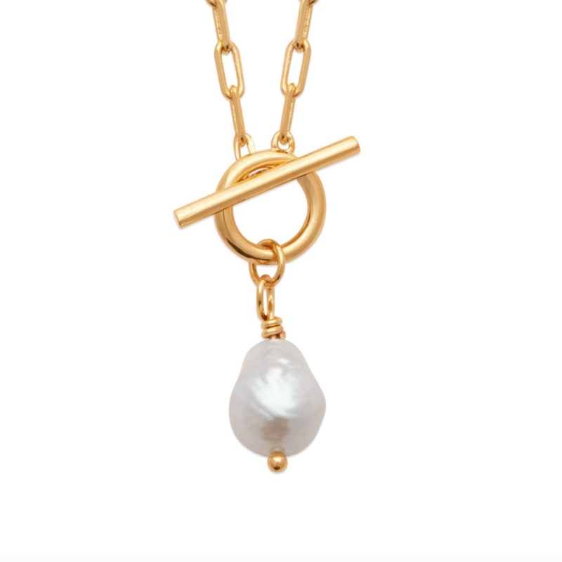 Mejuri Gold Vermeil Necklaces: Mini Pearl Pendant Necklace | Pearl