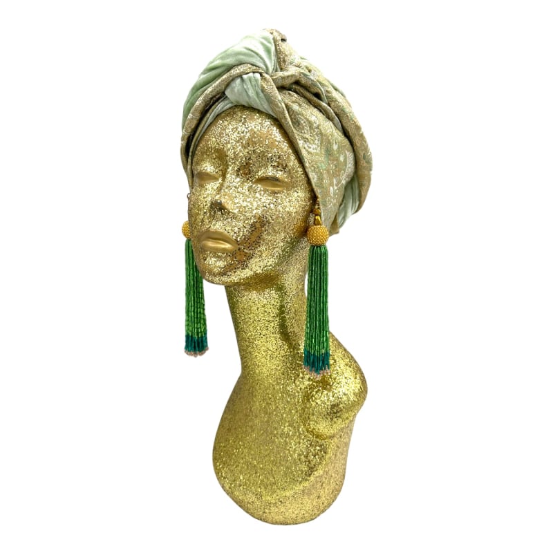 Thumbnail of Golden Goldy Mint Luxe Turban image