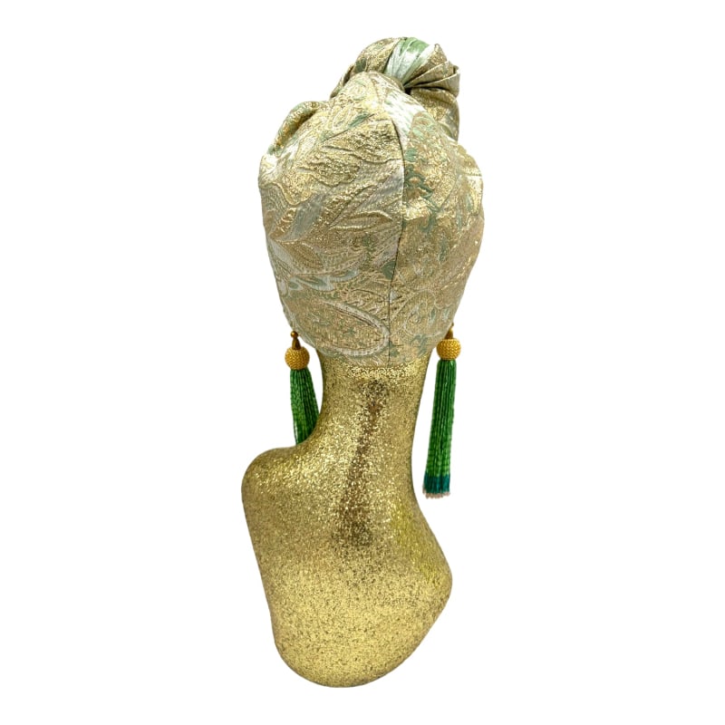 Thumbnail of Golden Goldy Mint Luxe Turban image
