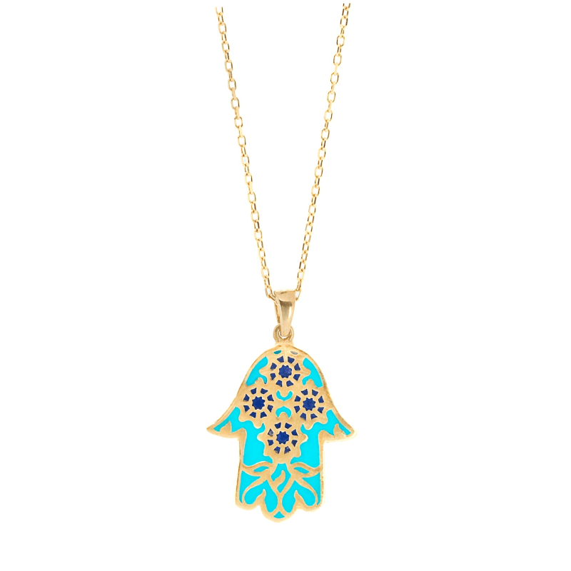 Hand pendant shop necklace