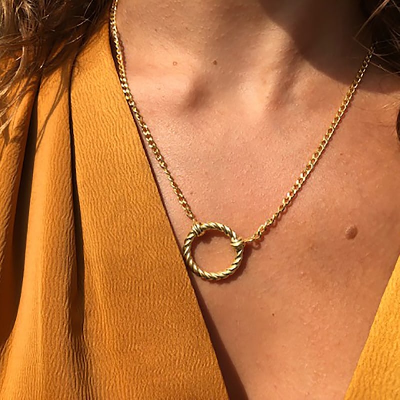 Thumbnail of Amelia Necklace Gold Vermeil image