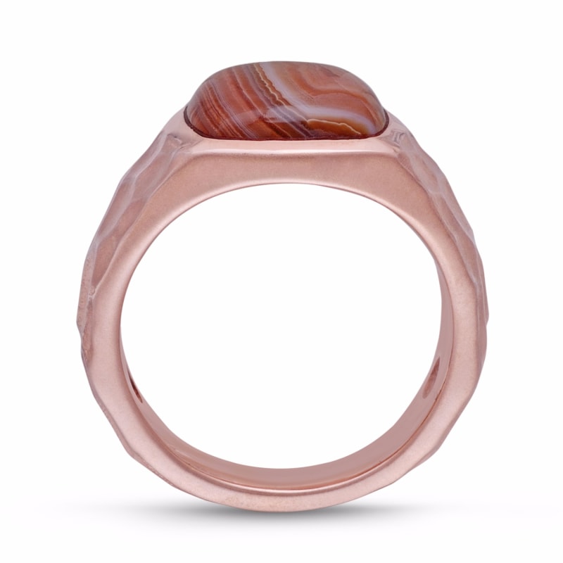 Thumbnail of Red Lace Agate Stone Ring image