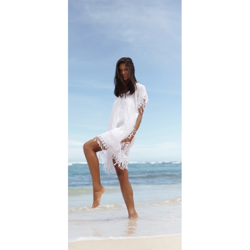 Thumbnail of The Dream Catcher Kaftan White image