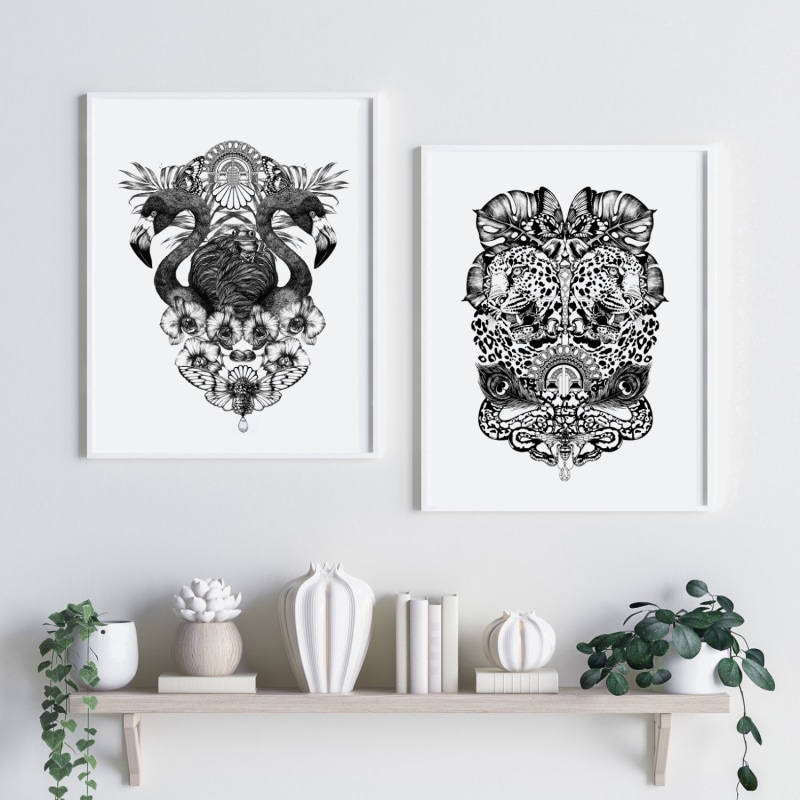 Thumbnail of 'Jewel & Jaguar' - Fine Art Print A4 image