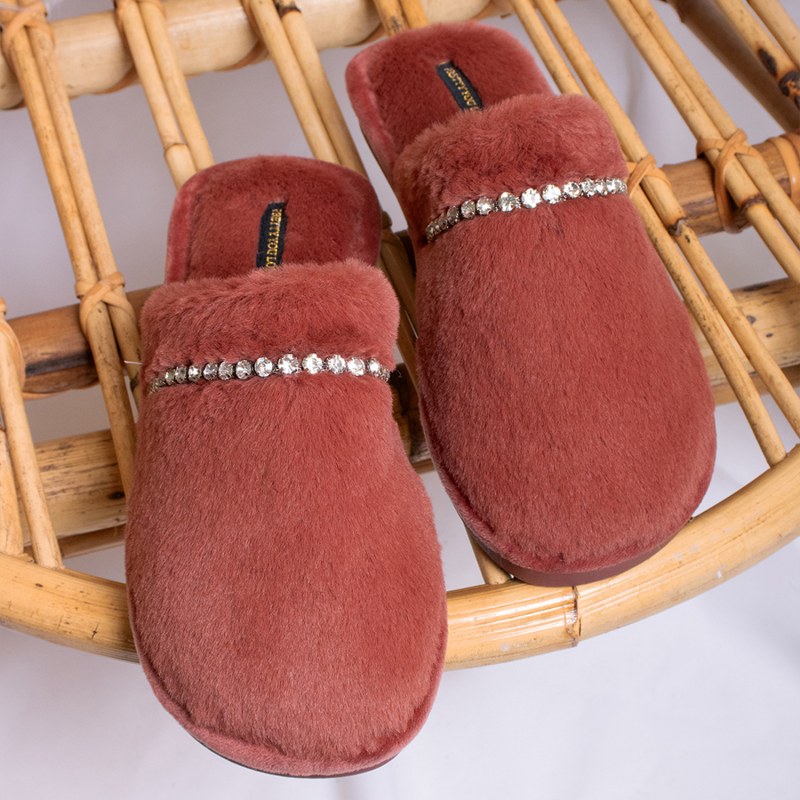 Thumbnail of Gracie Mule Slippers In Copper image