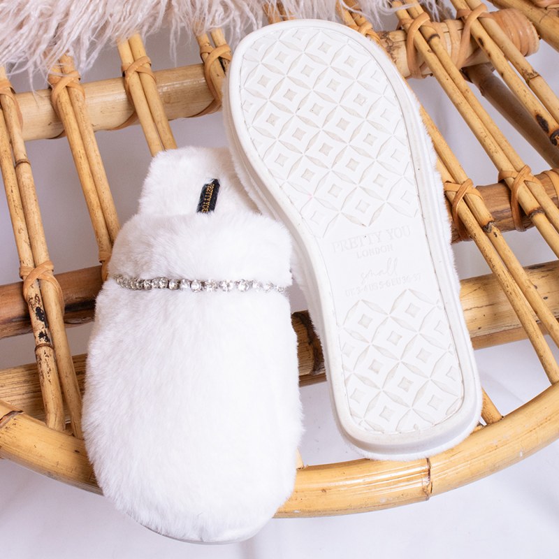 Thumbnail of Gracie Mule Slippers In White image