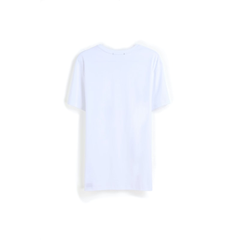 Grand Crew Neck Mercerized Cotton T-Shirt - White | Bellemere New