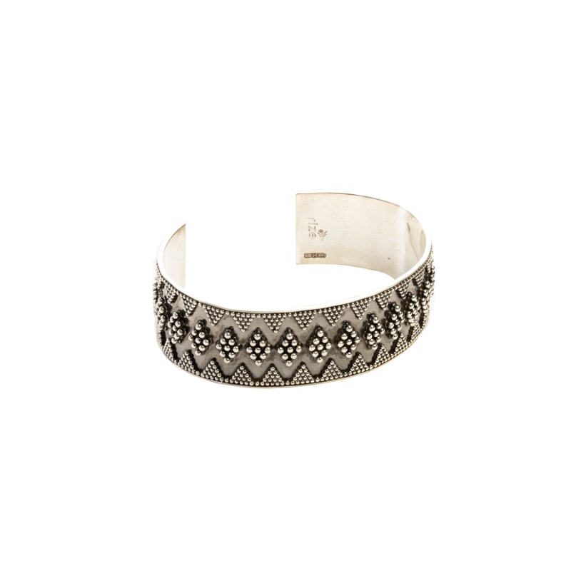 Thumbnail of Granulated Cuff Bracelet - Sterling Silver image