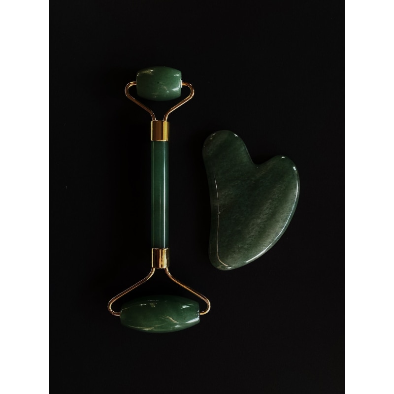 Thumbnail of Green Aventurine Gua Sha & Roller image