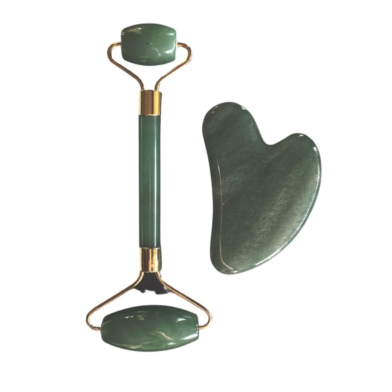 Thumbnail of Green Aventurine Gua Sha & Roller image