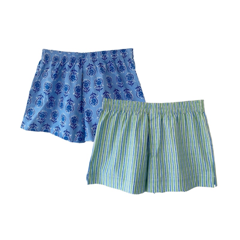 Blue green shorts store