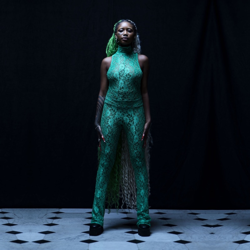 Thumbnail of Green Summer Lace Catsuit image