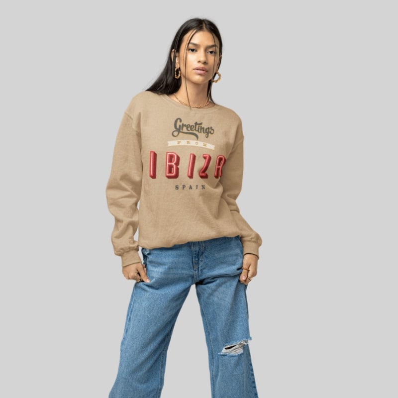 Thumbnail of "Greetings From Ibiza" Oversized Unisex Sweatshirt image