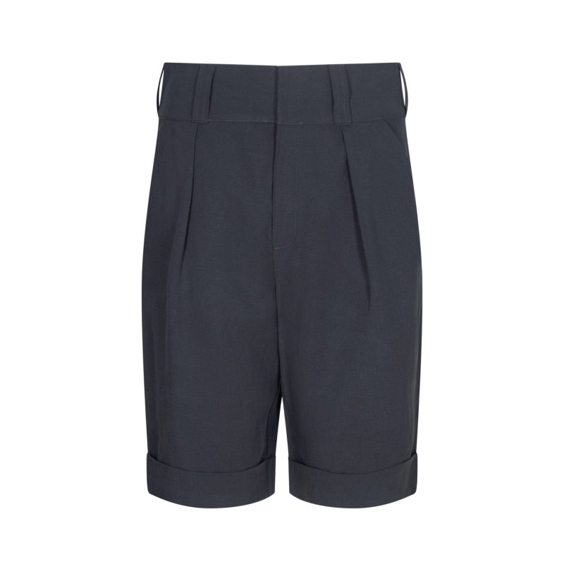 Thumbnail of Grey Shorts With Turn Up image