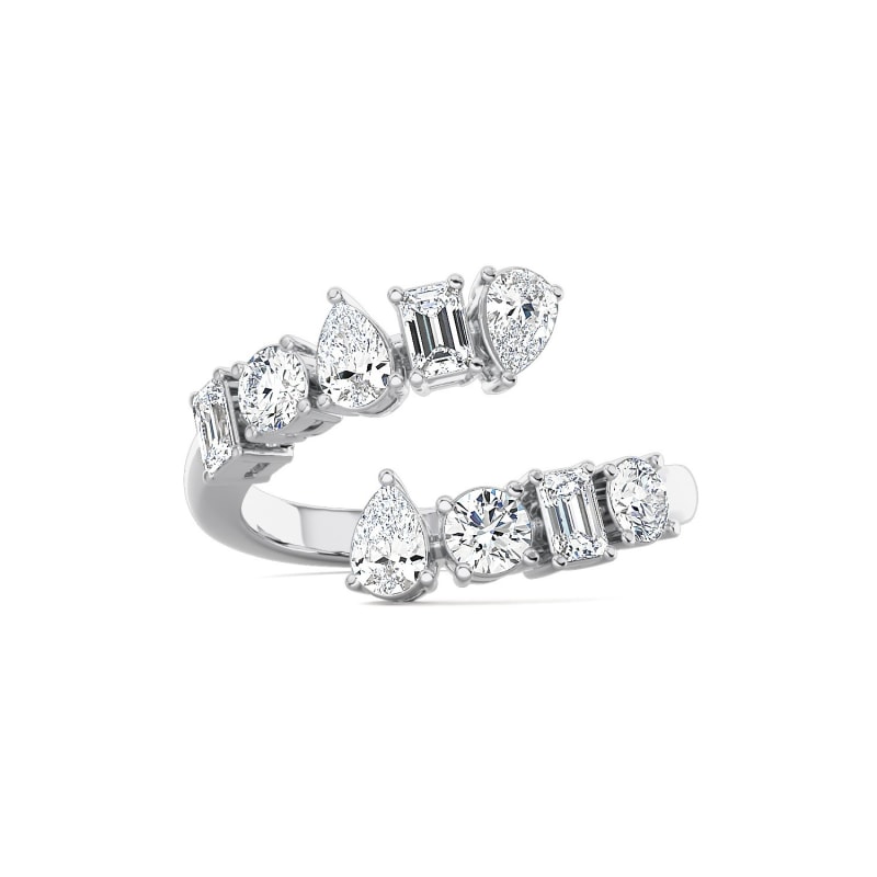 Thumbnail of Fancy Shape Diamond Twist Ring image