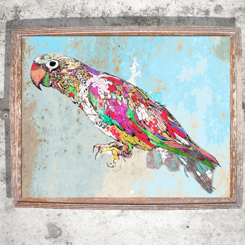 Thumbnail of The Tropical Parrot Signed Limited Edition Print image