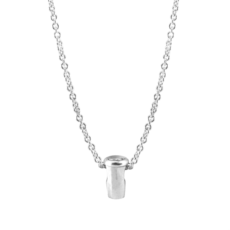 Thumbnail of Gustatory Coffee Takeout Cup Silver Necklace Pendant image