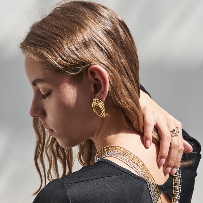 Thumbnail of Jupyter Seol Earrings In Yellow Gold image