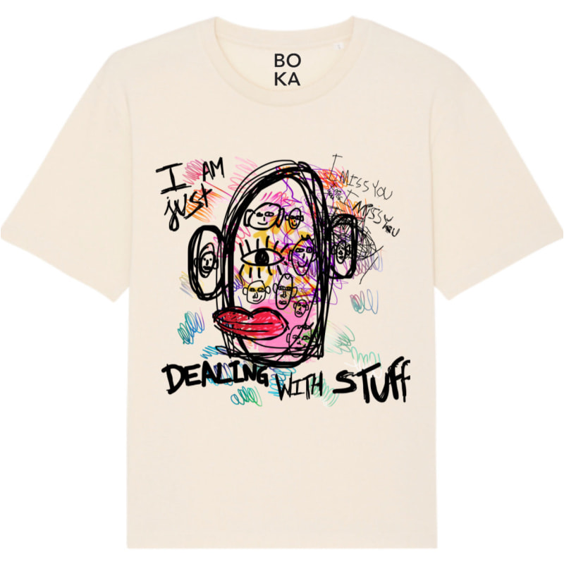 Thumbnail of I Am Just Dealing With Stuff Organic Cotton T-Shirt image