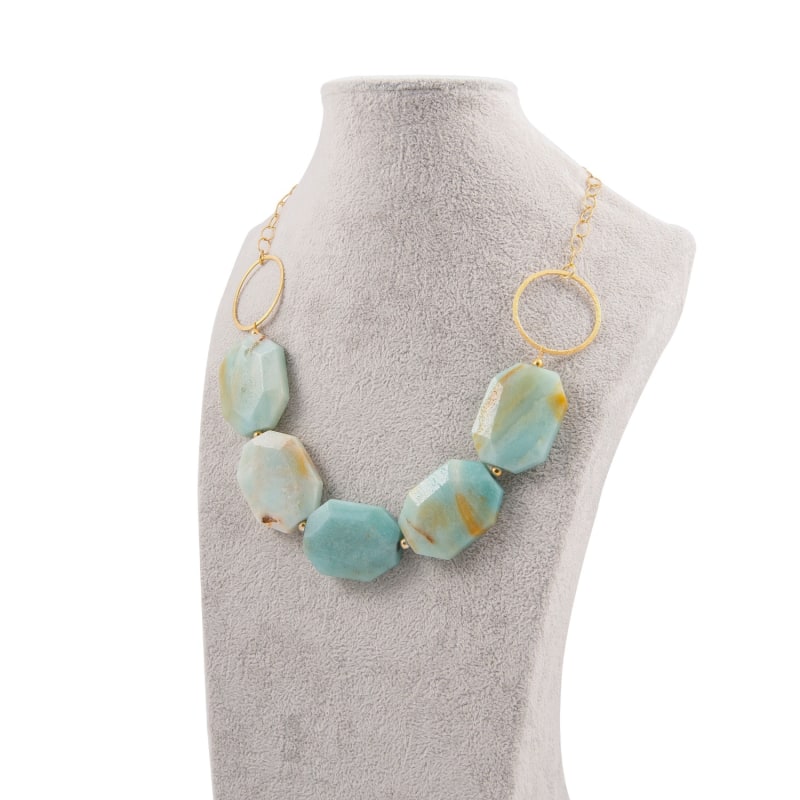 Thumbnail of Green Amazonite Statement Necklace image