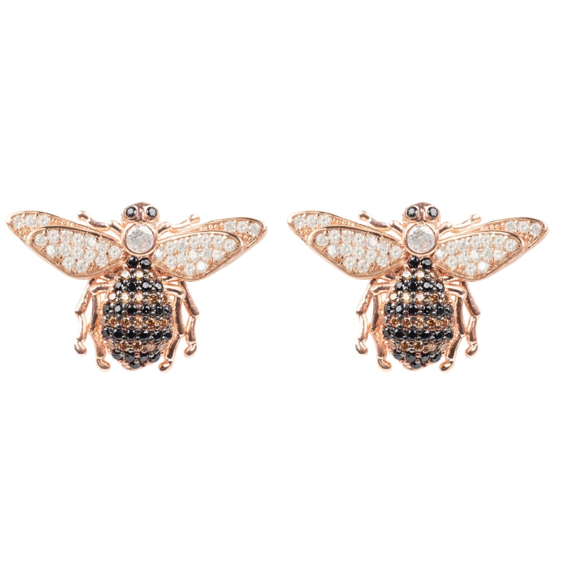 Thumbnail of Honey Bee Stud Earrings Rosegold image