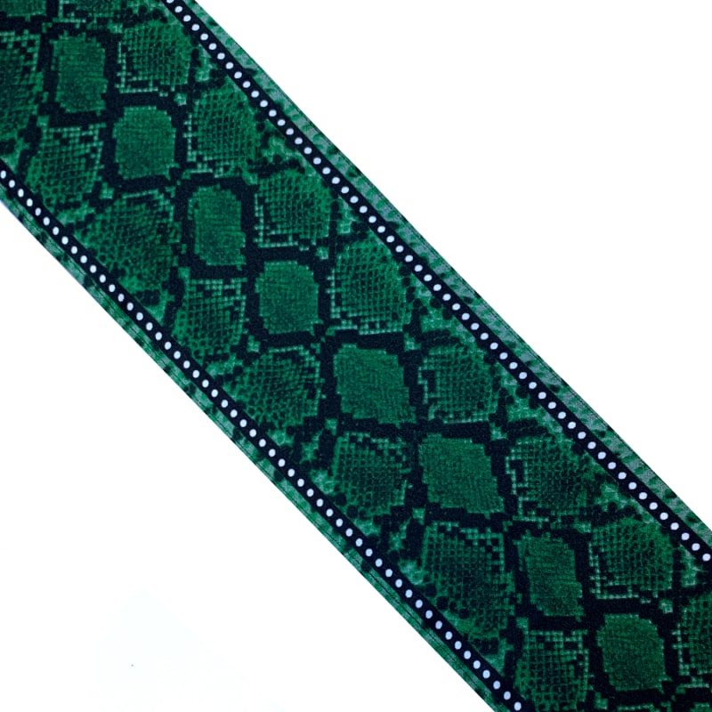 Thumbnail of Snakeskin Silk Neck Scarf Green image