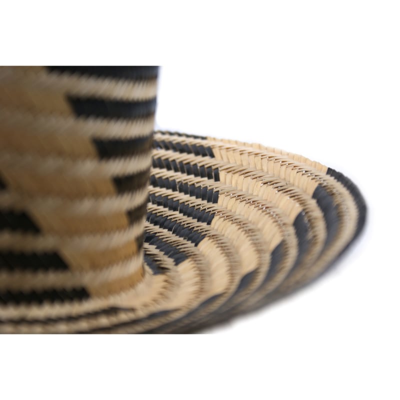 Thumbnail of Breeze Wide Brim Straw Hat Black image