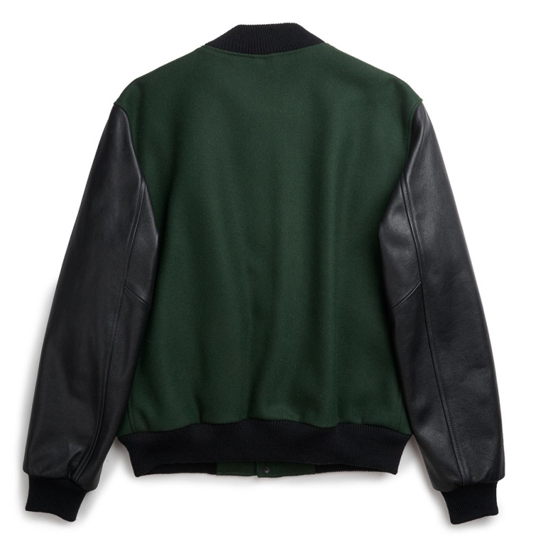 Thumbnail of Pine Varsity Jacket - Green image