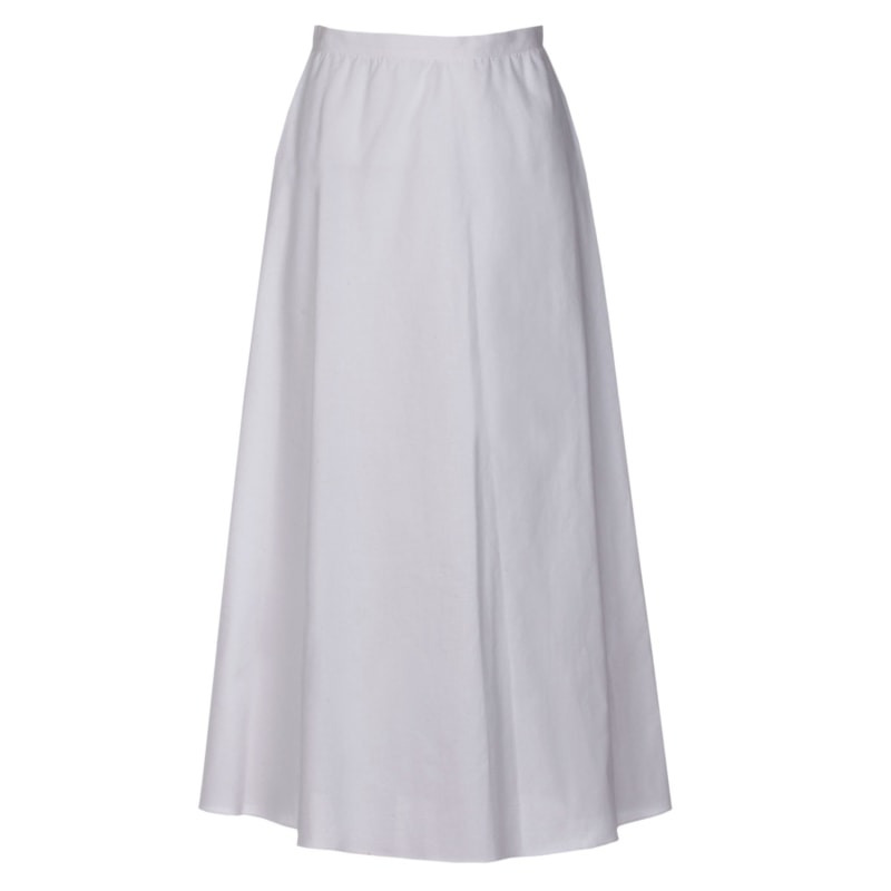 Thumbnail of Luna Cotton Skirt In White image