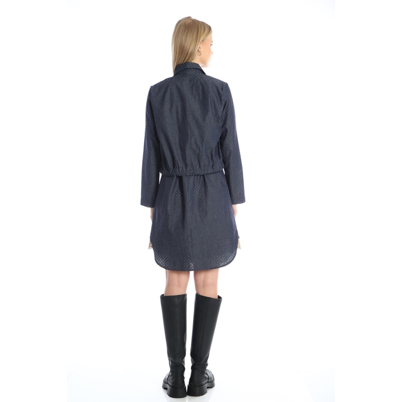 Thumbnail of Perforated Jeans Jacket & Vest With Negligee image