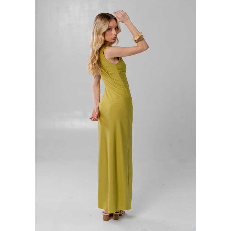 Thumbnail of Halie Cut-Out Maxi Green Dress image