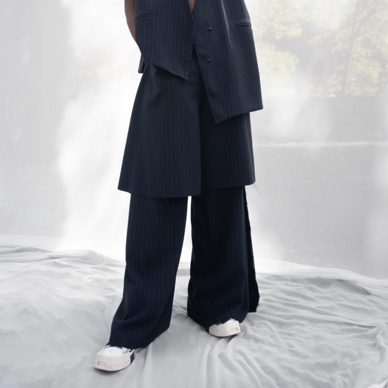 Thumbnail of Hall Double Length Trousers: Blue image