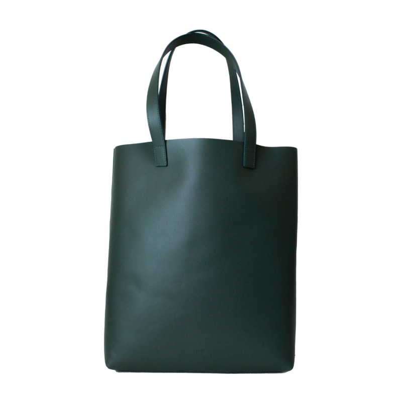 Thumbnail of Handmade Everyday Leather Tote Bag - Dark Green image