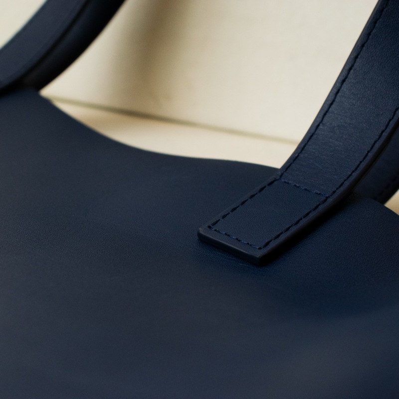 Thumbnail of Handmade Everyday Leather Tote Bag - Navy Blue image