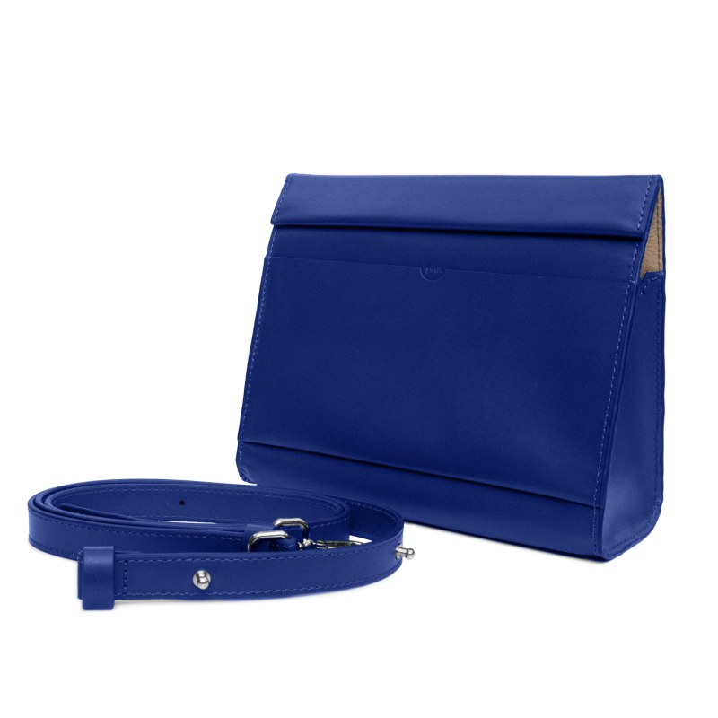 Thumbnail of Handmade Adjustable Mini Shoulder Bag - Cobalt Blue image