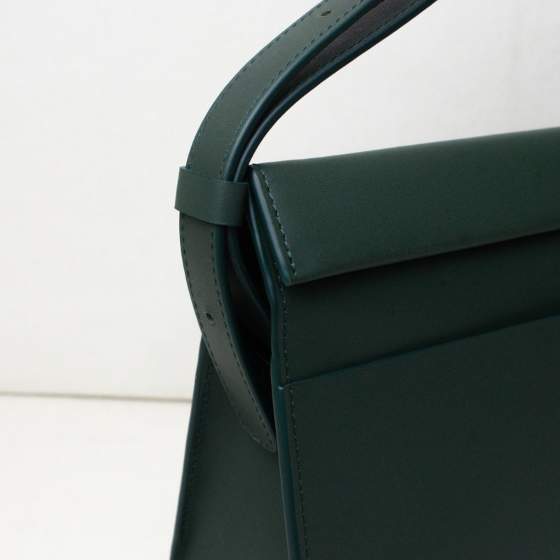 Thumbnail of Handmade Adjustable Mini Shoulder Bag - Dark Green image